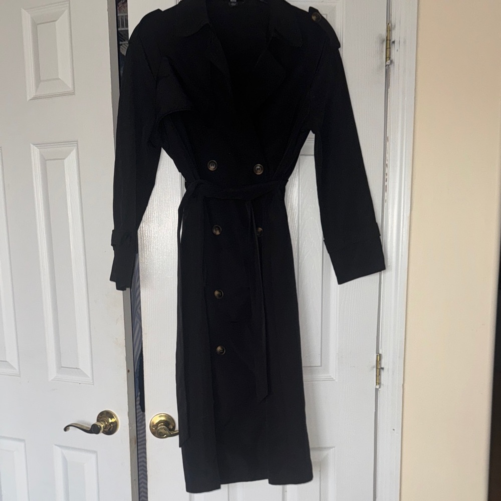 PrettyLittleThing Black Jacket with Logo Label